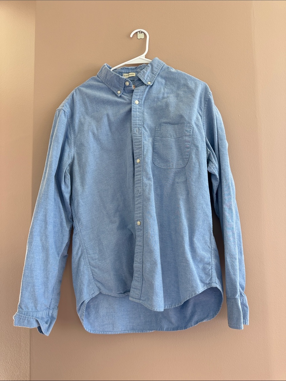 J. Crew Light Blue Button-Down Oxford Shirt